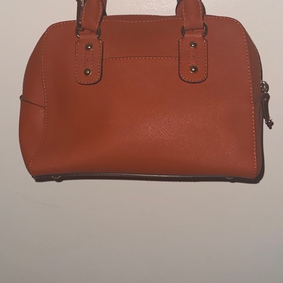 New Michael Kors Tangerine Satchel with Gold Accents - Picture 7 of 12